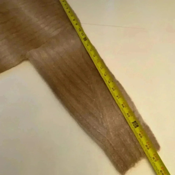 BANANA REPUBLIC Mock Neck Spacedye Cableknit Alpaca Blend Petit L/G - Picture 11 of 13